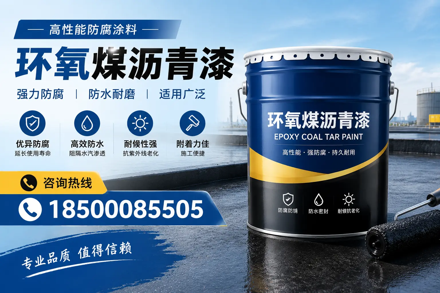 环氧煤沥青漆的主要成分与功能,益阳用户深度了解